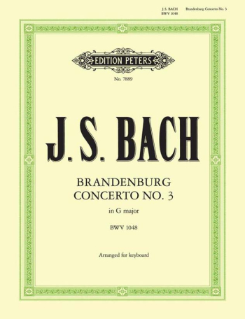 BACH J.S. - CONCIERTO DE BRANDENBURGO Nº 3 SOL M. (PIANO)