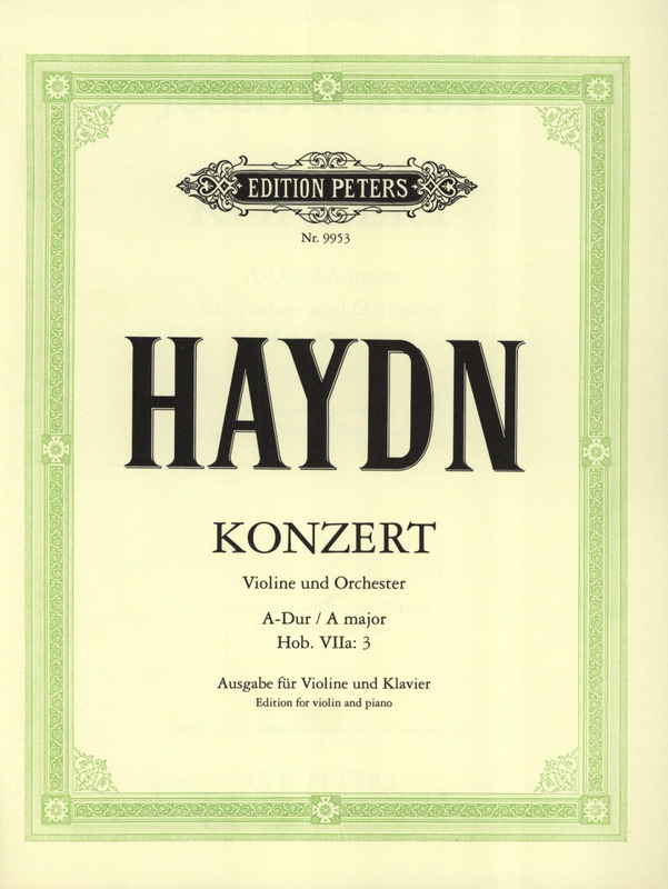 HAYDN J. - CONCIERTO LA M MELKER - HOB.VIIA:3