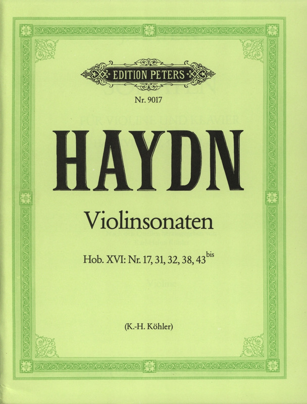 HAYDN J. - SONATAS (5) URTEXT - HOB.XV/XVI