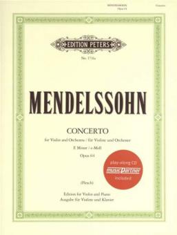 MENDELSSOHN F. - CONCIERTO MI m - OP.64 +CD  -VIOLIN Y PIANO -