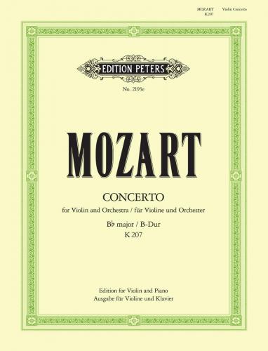 MOZART W.A. - CONCIERTO Nº1 SIb M (CADENCIAS SITT) - KV.207