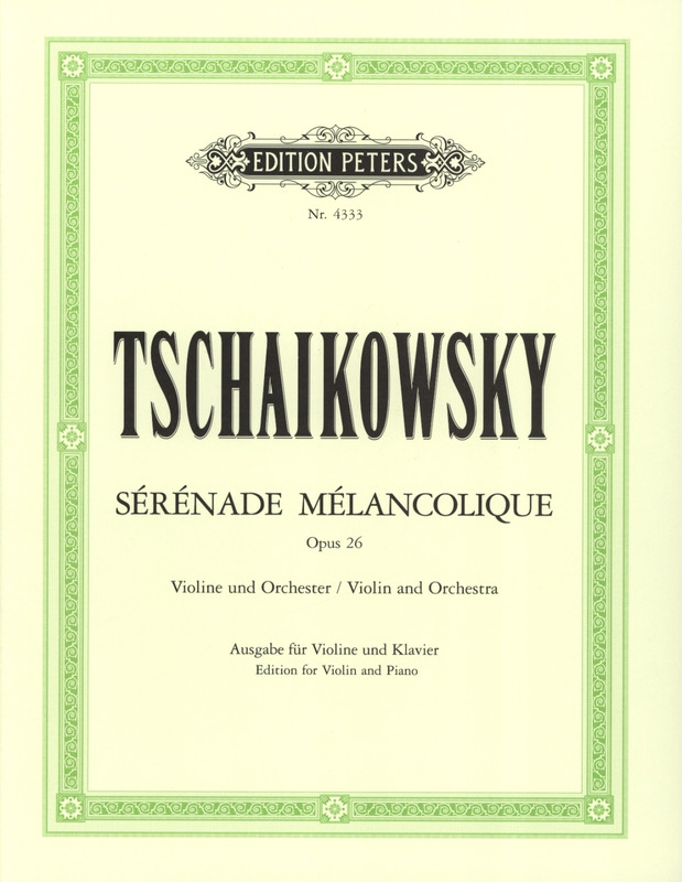 TCHAIKOVSKY P.I. - SERENATA MELANCOLICA - OP.26