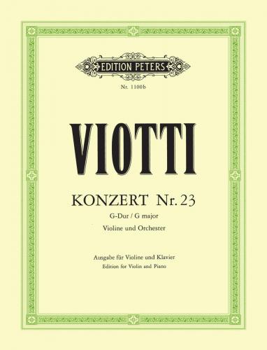 VIOTTI G.B. - CONCIERTO Nº23 SOL M -