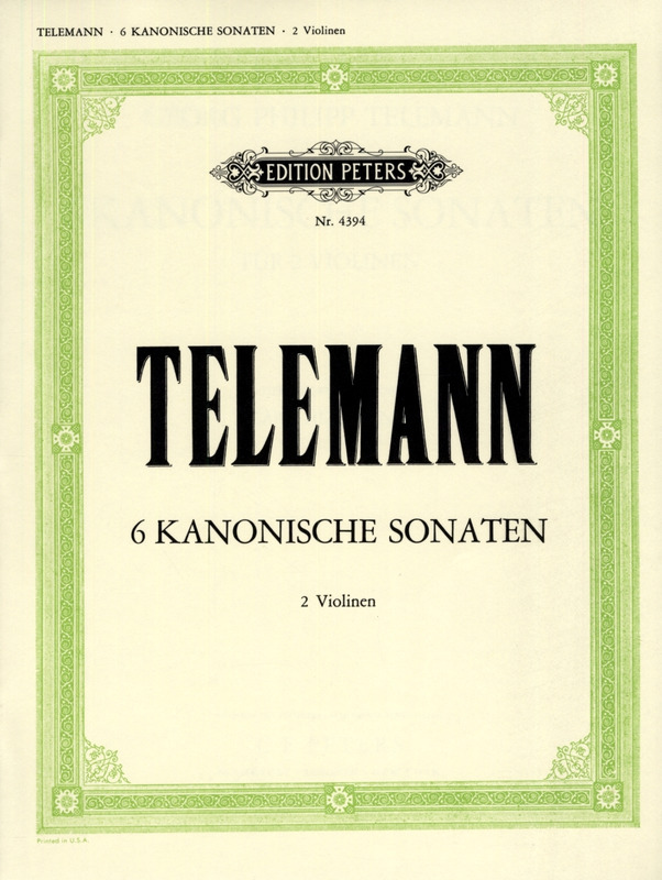 TELEMANN G.P. - SONATAS CANONICAS (6) -