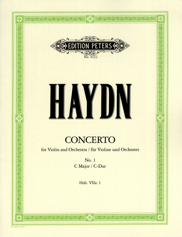 HAYDN J. - CONCIERTO Nº1 DO M - HOB.VIIA:1