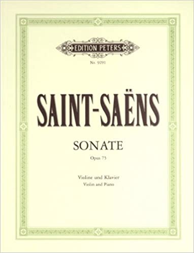 SAINT SAENS C. - SONATA Nº1 - OP.75