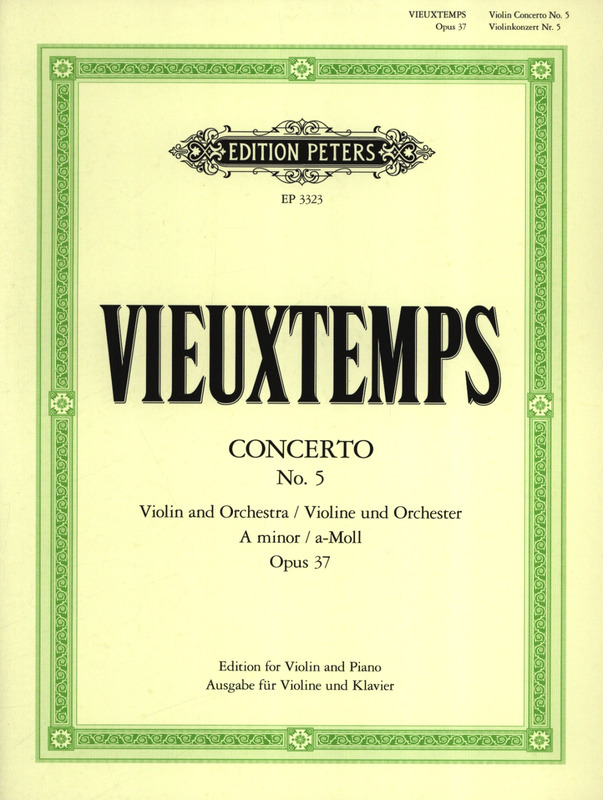 VIEUXTEMPS H. - CONCIERTO Nº5 LA m - OP.37