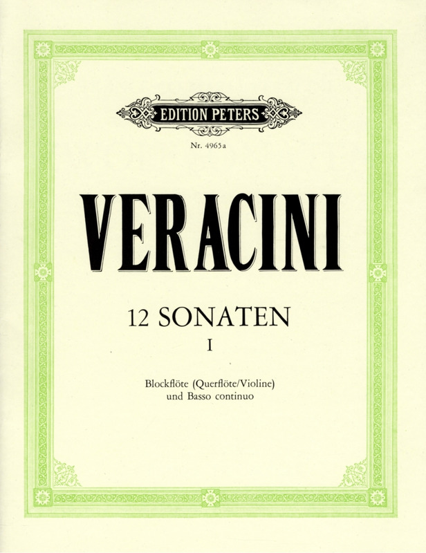 VERACINI F.M. - SONATAS V.1 (1-3) -