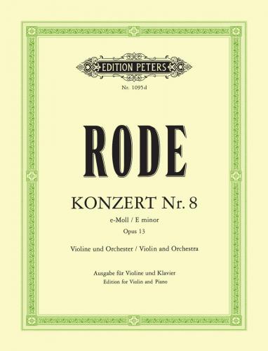 RODE P. - CONCIERTO Nº8 MI m -