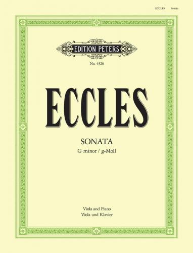 ECCLES H. - SONATA SOL m - VIOLA Y PIANO -