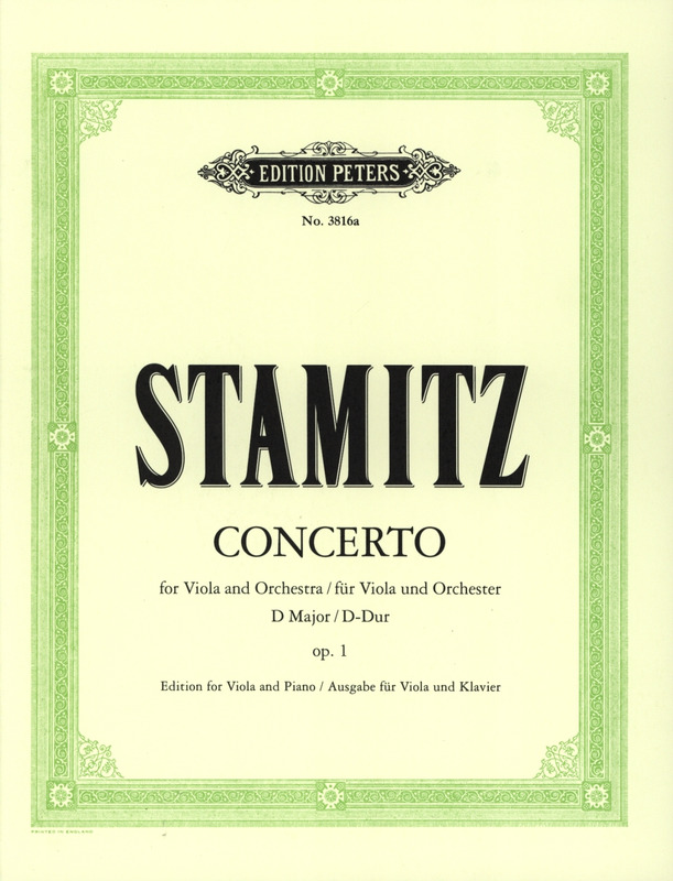 STAMITZ C. - CONCIERTO RE M - OP.1 VIOLA