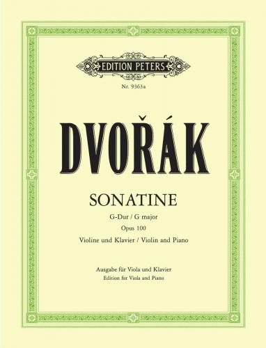 DVORAK A. - SONATINA SOL M - OP.100 - VIOLA Y PIANO -