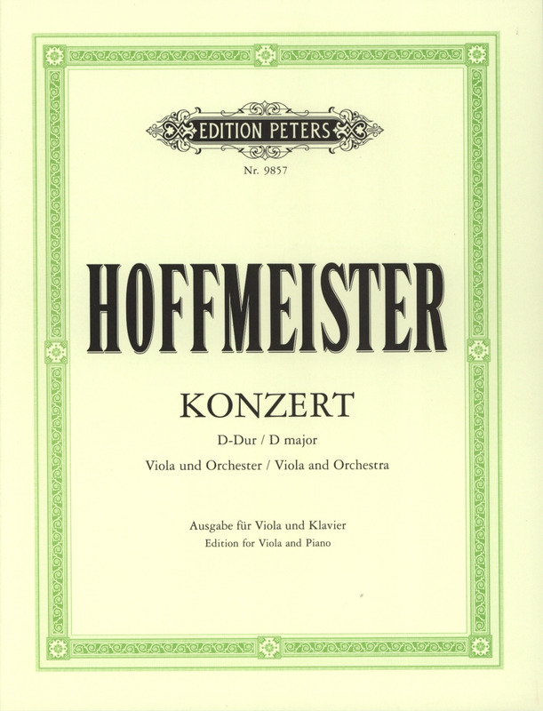HOFFMEISTER F. - CONCIERTO RE M -
