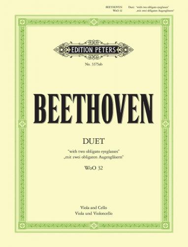 BEETHOVEN L.V. - DUO PARA DOS GAFAS OBLIGADAS - WOO.32