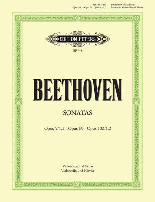 BEETHOVEN L.V. - SONATAS (5) - OP.5/69/102