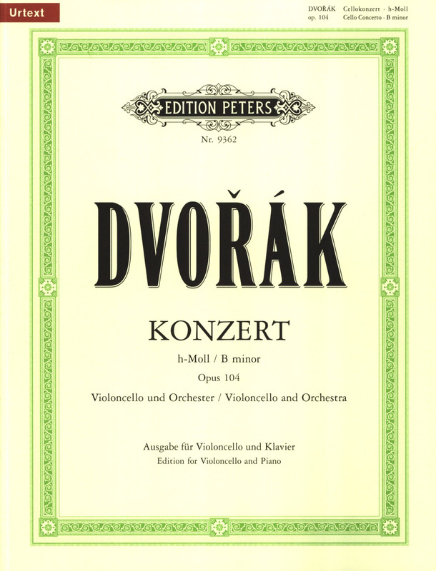 DVORAK A. - CONCIERTO SI m - OP.104 URTEXT