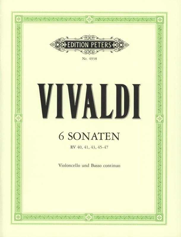 VIVALDI A. - SONATAS (6)  RV.40-47