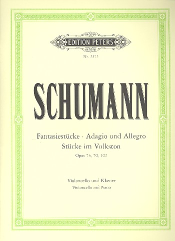 SCHUMANN R. - ALBUM VIOLONCHELO Y PIANO - OP.70.73 Y 102