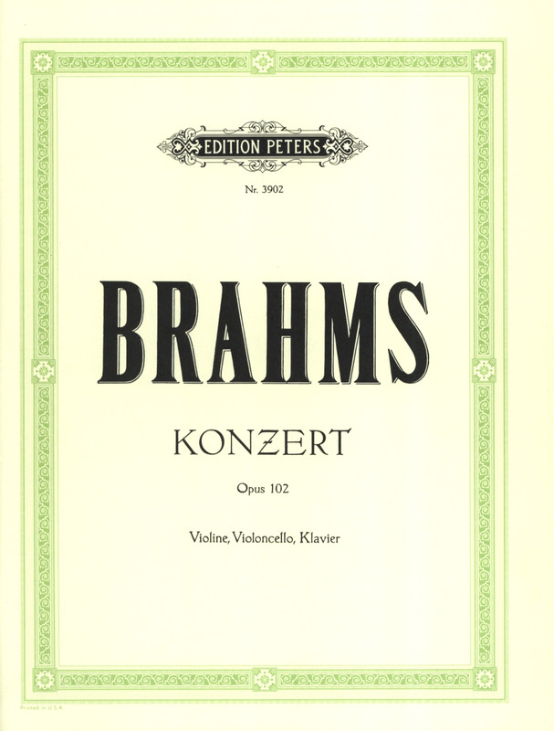 BRAHMS J. - CONCIERTO LA m (SC+PT)             V/VCP - OP.102