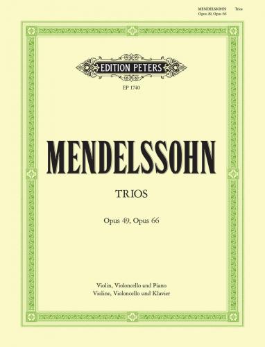 MENDELSSOHN F. - TRIOS Nº1 Y 2 (SC+PT)              V/VCP - OP.49 Y 66