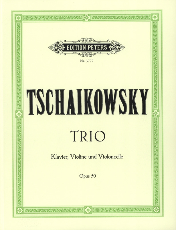 TCHAIKOVSKY P.I. - TRIO LA m (SC+PT)                  V/VCP - OP.50