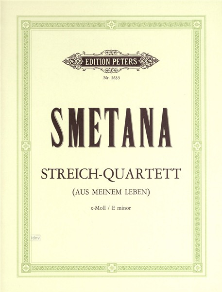 SMETANA B. - CUARTETO MI m DE MI VIDA (PT)   2V/VA/VC -