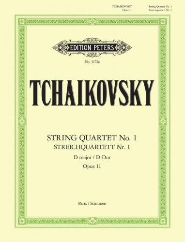 TCHAIKOVSKY P.I. - CUARTETO Nº RE M (PT)  2V/VA/VC - OP.11