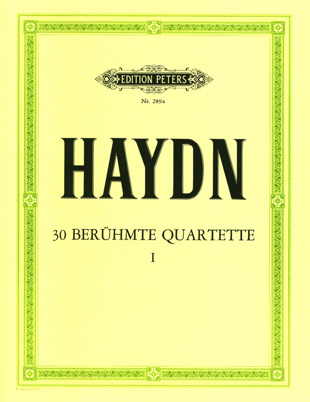 HAYDN J. - CUARTETOS V.1 (1-14) (PT)       2V/VA/VC -