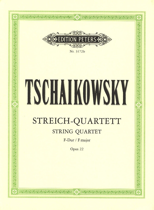 TCHAIKOVSKY P.I. -CUARTETO Nº2 FA M (PT)  2V/VA/VC -OP.22