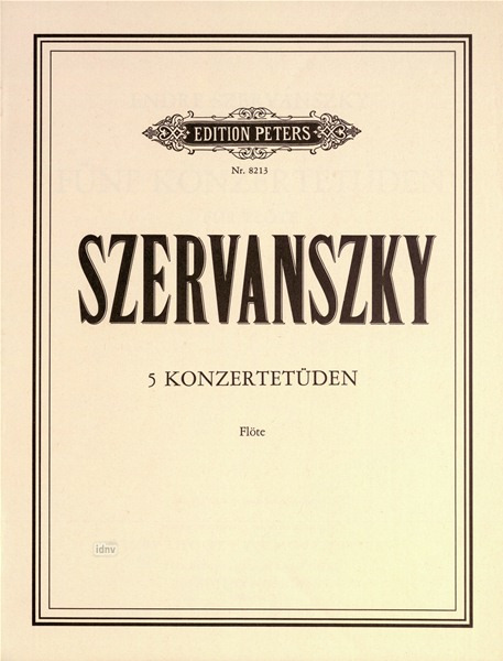 SZERVANSZKY E. - ESTUDIOS CONCIERTO (5) -
