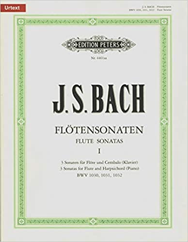 BACH J.S. - SONATAS V.1 (6) URTEXT - BWV.1030-1032 (V o FL Y PIANO)