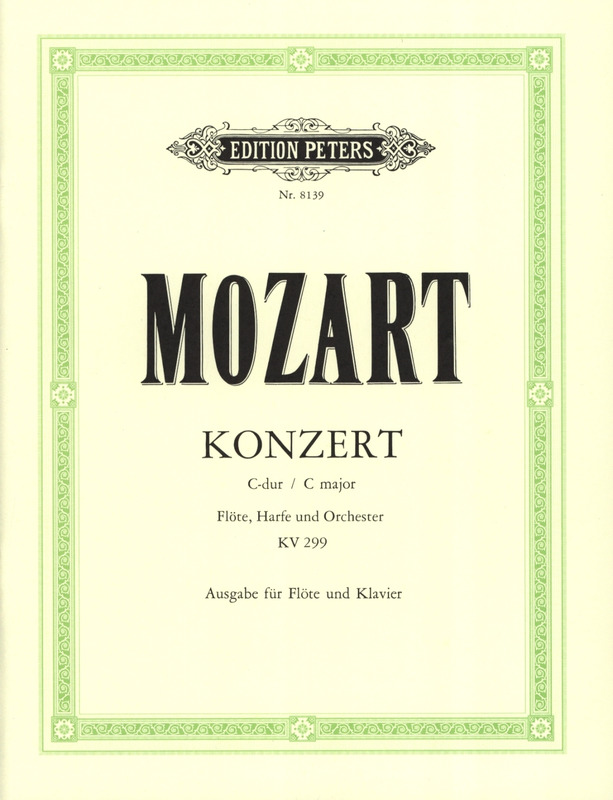 MOZART W.A. - CONCIERTO DO M                  FL/ARP/P - KV.299