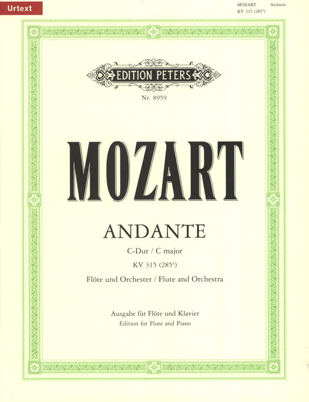 MOZART W.A. - ANDANTE DO M - KV.315 (285E)