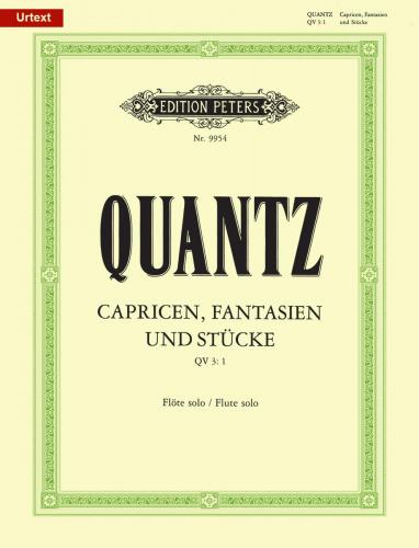 QUANTZ J.J. - CAPRICHOS, FANTASIAS Y ESTUDIOS - QV 3:1-22