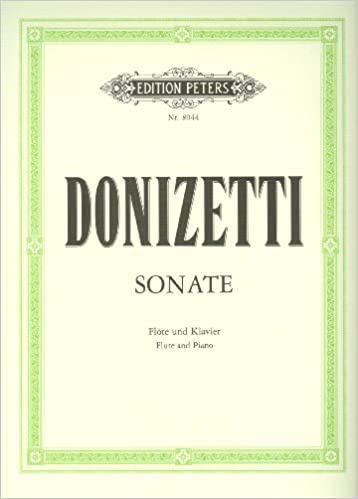 DONIZETTI G. - SONATA DO M (FL/P)