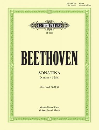 BEETHOVEN L.V. - SONATINA RE m. VIOLONCHELO WoO43