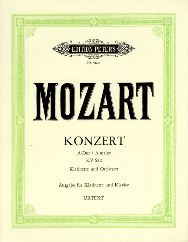 MOZART W.A. - CONCIERTO LA M - KV.622 URTEXT