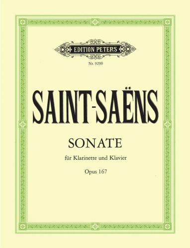 SAINT SAENS C. - SONATA - OP.167- CLARINETE Y PIANO -
