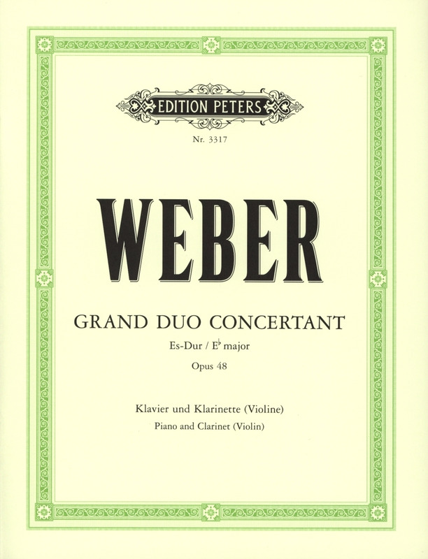 WEBER C.M. - GRAN DUO CONCERTANTE - OP.48 (CL/P)