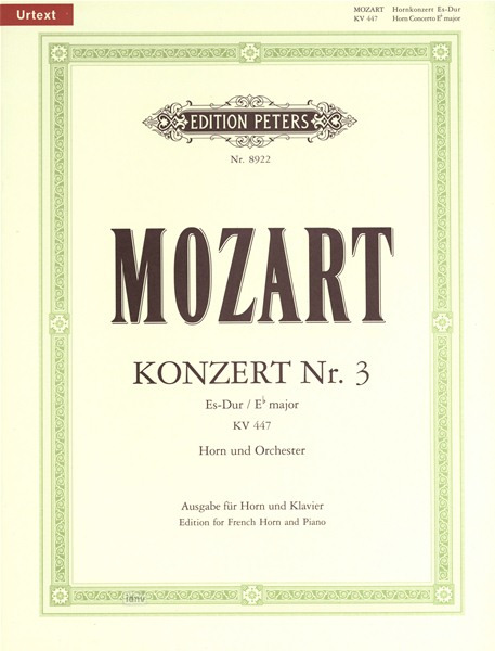 MOZART W.A. - CONCIERTO Nº3 MIb M - KV.447 +CD