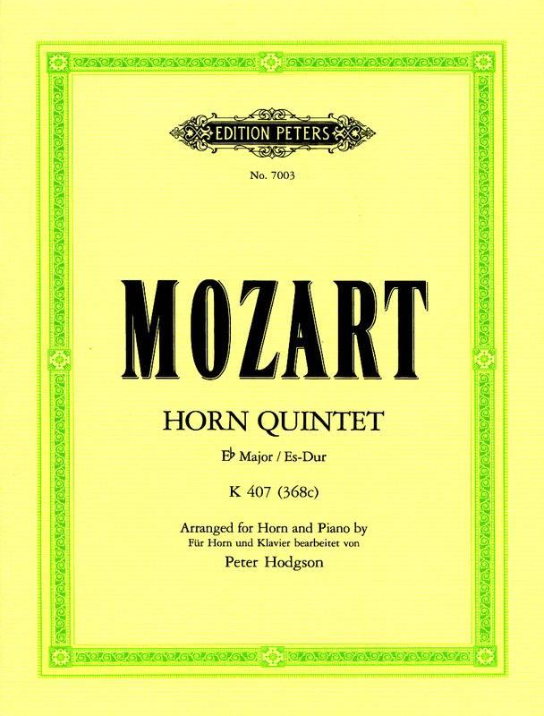 MOZART W.A. - QUINTETO - KV.407