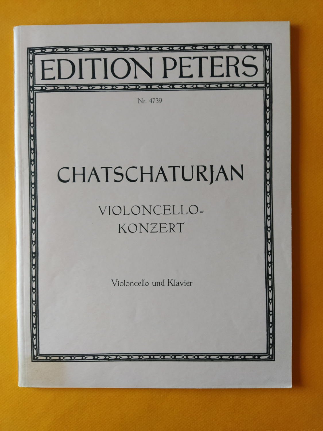 KACHATURIAN A. - CONCIERTO VIOLONCHELO