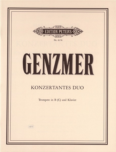 GENZMER H. - DUO CONCERTANTE -