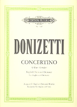 DONIZETTI G. - CONCERTINO SOL M  (CORNO INGLES)