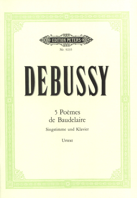 DEBUSSY C. - POEMAS(5) DE CHARLES BAUDELAIRE