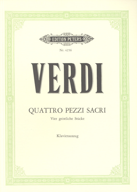 VERDI G. - PIEZAS SACRAS (4) -