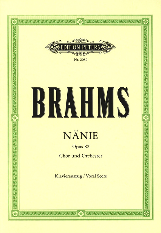 BRAHMS J. - NENIA - OP.82