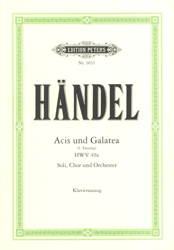 HANDEL G.F. - ACIS Y GALATEA (INGLES/ALEMAN) -