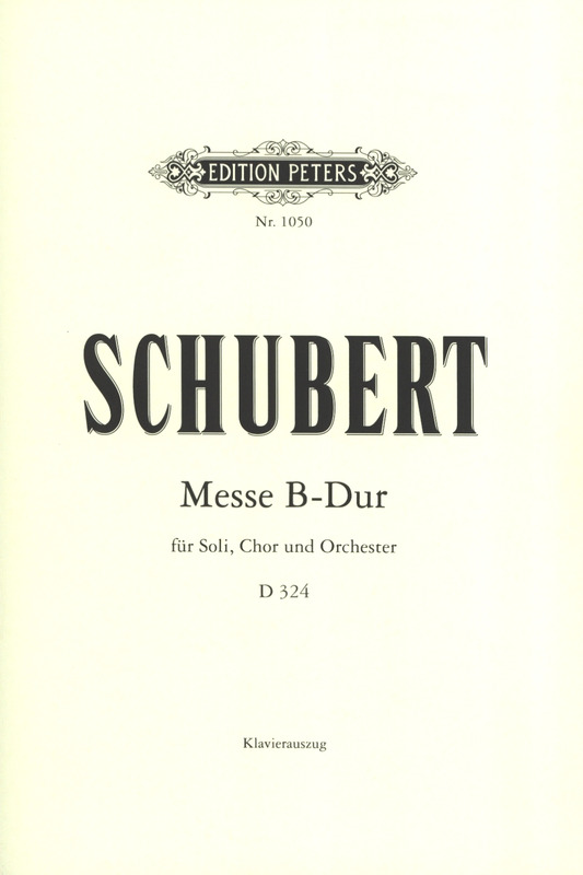 SCHUBERT F. - MISA Nº3 SIb D 324