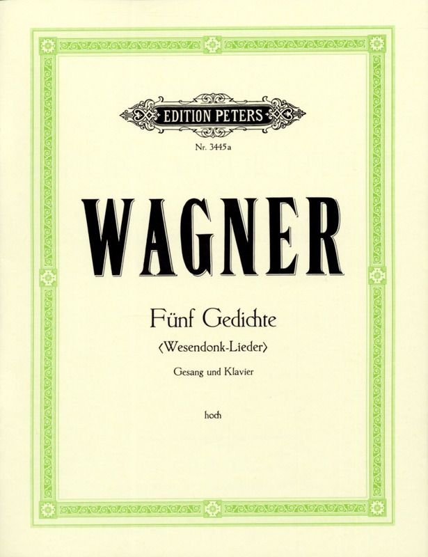 WAGNER R. - LIEDER WESENDONCK (ING/ALEM)(SOP/TEN)